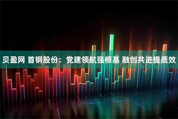 贝盈网 首钢股份：党建领航强根基 融创共进提质效